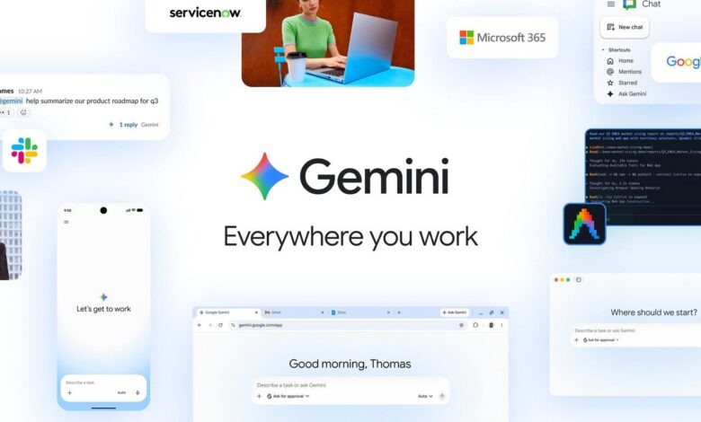 جوجل تطلق وكيل "Gemini agent" الذكي لإحداث ثورة في بيئة العمل المؤسسي